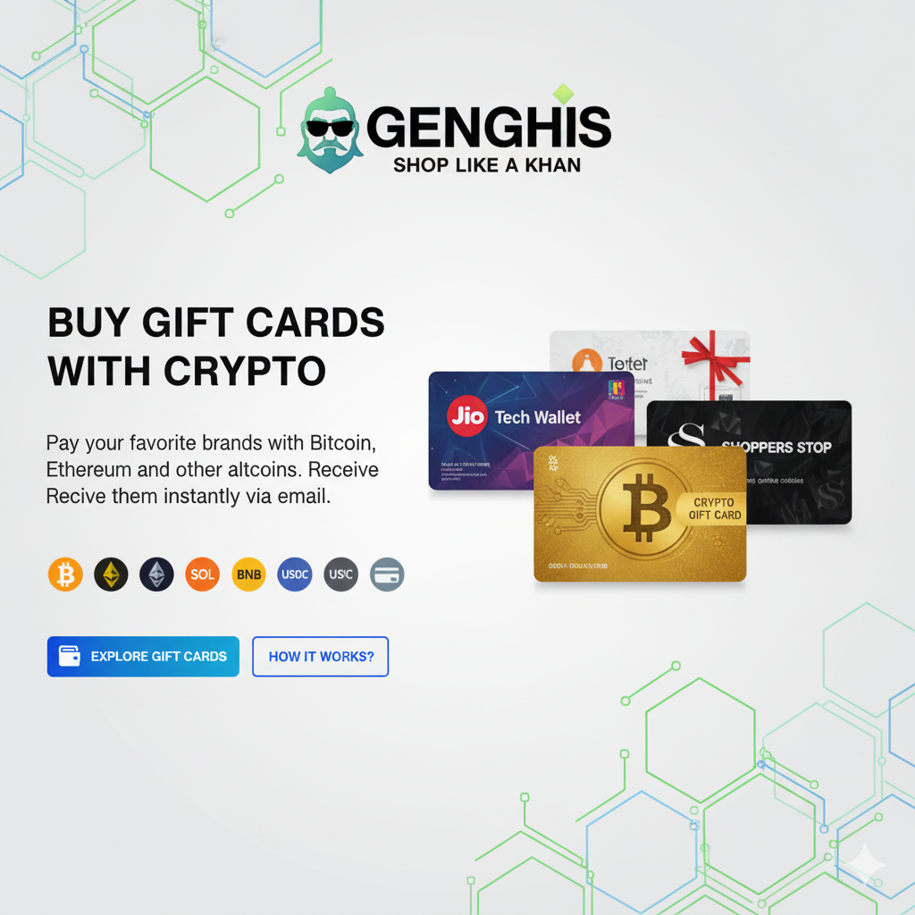 Buy Gift Cards with Crypto - Instant Digital Delivery