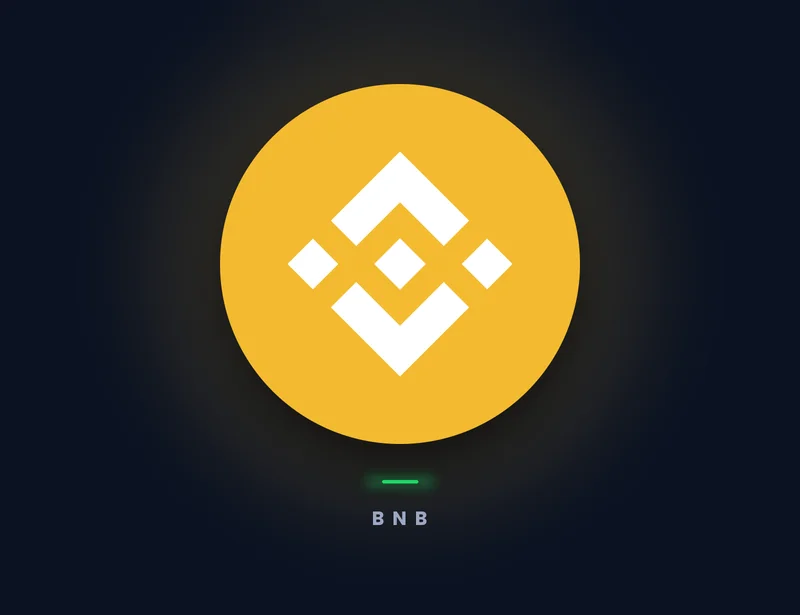 BNB token logo against the Genghis dark background with gift card and game key product mockups