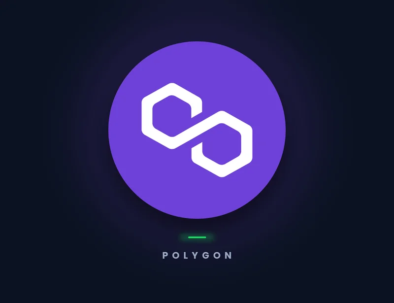 Polygon POL token logo against the Genghis dark background with gift card and game key product mockups